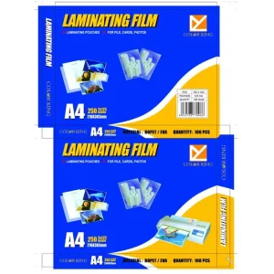 High Quality Enough Thickness for A4 125micron PE PET EVA Material Cold and Hot Laminating Film Lamination Pouch Film