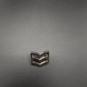 High Quality Hollow Chevron Decorative Pin Zinc Alloy Mirror Perfect for Enterprise Team Mark Club Souvenirs Large Orders
