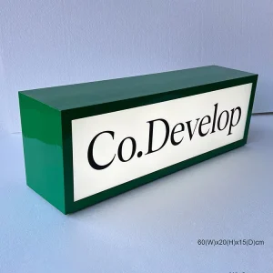 High Quality LED Under Awning Light Boxes Double Sided Rectangular Commercial Aluminium Light Box Sign