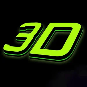High Quality Mini Acrylic Luminous Words Led Lighting Word Mini Led Alphabet Letter