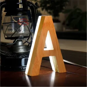 High Quality Mini LED Lighting Acrylic Electronic Signs Luminous Alphabet Letters for School & Wedding Use with Transformer