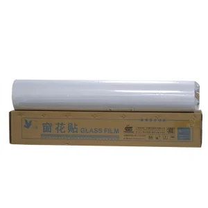 High Quality Modern Frosted Window Film Matte Surface Water Resistant Glass Graphic Design Tint Film