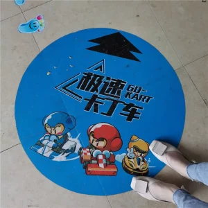 High Quality Non Slip Custom Floor Decals Self Adhesive Vinyl Stickers Waterproof Durable Graphics for Advertising & Promotion