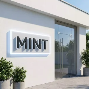 High Quality Office Wall Backlit Sign Led Channel Letters Illuminated Business Sign Customized Matte Backlit Company Name Sign