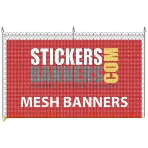 High Quality Outdoor Advertising Fence Mesh Banner High Visibility Promotional Flags & Banners