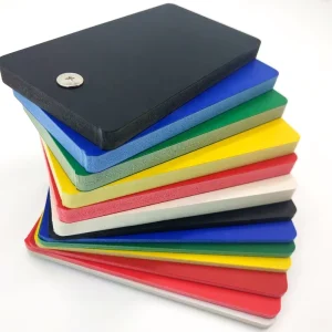 High Quality PVC Board Factory Black Pink Blue Cutting Service 1-40mm Thickness 1220x2440mm Size