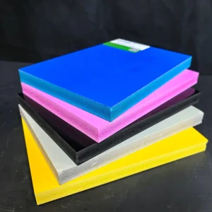 High Quality PVC Foam Board ISO Standard Colorful Rigid Free PVC Boards with Cutting Service
