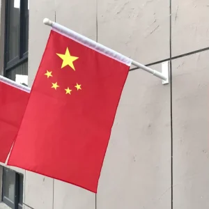 High Quality Plastic Flag Pole Flying Wall Flag