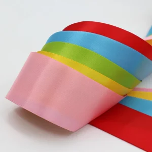 High Quality Printed Polyester Satin Ribbon for Garment Label