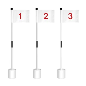 High Quality Promotional Waterproof Any Design Sublimation Printing Outdoor Advertising Custom Mini Golf Flagstick