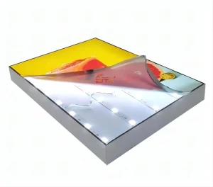 High Quality Single Sided Frameless Wall Mounted LED Fabric Light Box