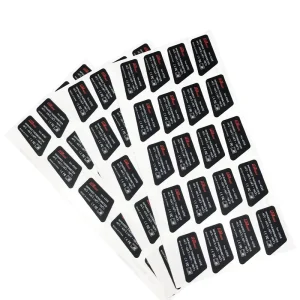 High Quality Transparent Soft Matte Adhesive PC Stickers Anti scratch Film Laminated Screen Printed Custom Color Stencil Labels