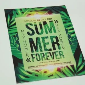 High Resolution UV Printed Adhesive Posters Waterproof Vinyl Wall Decals for Outdoor Advertising Signage