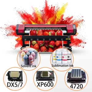 High Speed Eco Solvent Printer Roll to Roll Banner Vinyl Sticker Photo Paper Printing Machine 1.6m 1.8m 2.5m