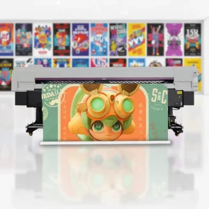 High Stability I3200 4 Heads Eco Solvent Inkjet Printer Low Noise Outdoor Advertising Flex Printing Machine