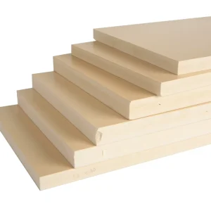 High Strength 4 30mm Water proof Glossy Wood Color WPC Composite Foam Board Panel with CNC Cutting for Industrial Packaging