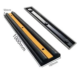 High Strength Hollow Solid Reflective Film Three Holes Rubber Anti Collision Strips Wall Guard Protector Dock Bumper