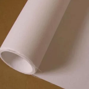 High Strength Polyester Canvas Roll Matte White for Aqueous Eco Solvent Inkjet Printing Outdoor Banner Tag Roll