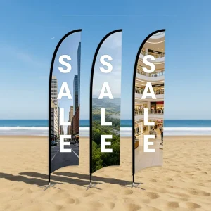 High Strength to Weight Ratio Flag Pole Ultra Light FRP Staff Short Joint Design Wind Resistant Durable for Coastal Areas