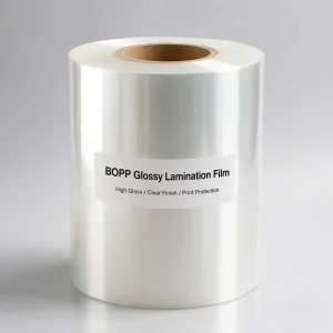 High Transparency Glossy BOPP Thermal Lamination Film 18-30 Micron for Book Cover and Magazine Printing