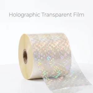 High Transparency Multi Color Holographic Lamination Film Foil Rolls for Paper and Plastic