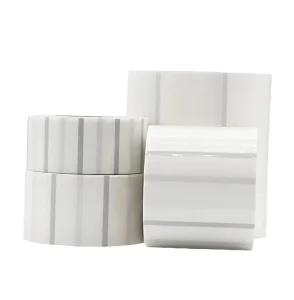 High Transparent Label 40mm*30mm Excellent Vinyl Sticker Printing Paper Adhesive Private Price Tag Transparent Thermal Labels