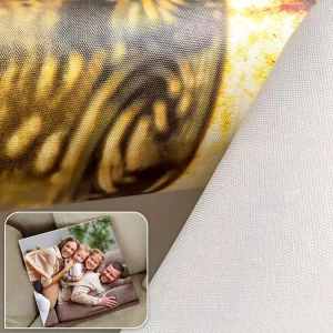High gloss Eco friendly Solvent Inkjet Printing Blank Polyester Canvas Roll Factory Price Waterproof Waterproof Printed Canvas