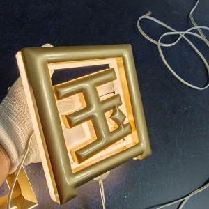 High quality Three-dimensional Metallic Imitation Letters PVC Relief Letters with Paint Coating for Outdoor Advertising
