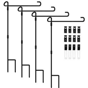 High quality Waterproof Outdoor Paint Decoration Garden Flagpole