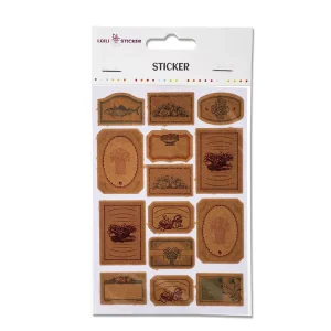 High quality custom logo self adhesive bottle label sticker