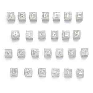 Hip hop Personality Dice Lettering Can Be Customized with the Name of the Pendant 925 Sterling Silver Mossane Diamond Jewelry