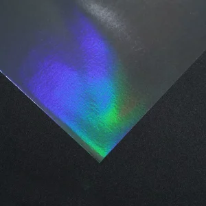 Holographic Overlay Film Cold Lamination Self Adhesive Laminating A4 Size Roll In Size Pouch Film