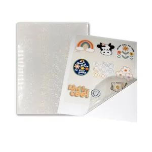 Holographic Sticker Sheets Self Adhesive Photo Paper Inkjet Printer Paper A4 Size