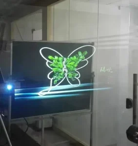 Holographic Transparent Projection Screen Film for Shopfront Advertising Rear Projection Film