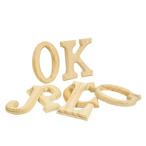 Home Decoration Pine Wooden Letter Customized Wooden Alphabet Word Letter Handmade Crafts Wooden Carving Letters