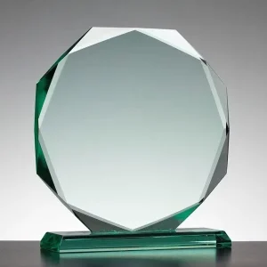 Home Decoration Plain Style Engraving UV Printing Custom Logo Blank Crystal Trophy Award for Welcome Gifts
