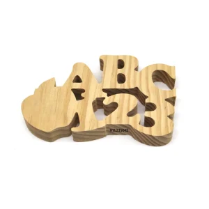 Home Office Craft Handmade Wooden Figurines Carving Animal Decoration Ornaments