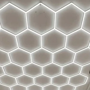 Honeycomb 5 Hexagon Garage Ceiling Hexagonal LED Light for Car Detailing
