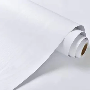 Hot Emboss Matt Solid Colors Vacuum Membrane Pressing Laminated PVC Decorative Film for Cabinet Door and Furniture