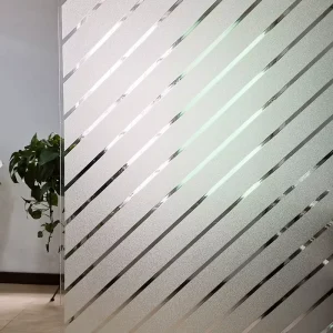 Hot Selling 1.22x50M Self Adhesive Frosted Window Glass Film Frosted Glass Sticker