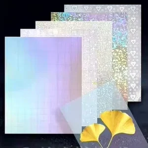 Hot Transparent Holographic Lamination Film Roll Laser Cold Lamination Film