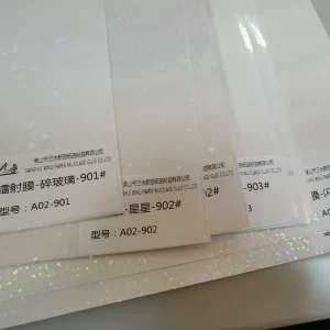 Hot Transparent Holographic Lamination Film Roll Laser Cold Lamination Film