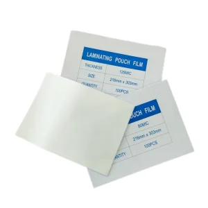 Hot Transparent Lamination Film A4 Glossy Laminating Film 125mic