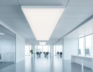 Hotel Lobby Custom Shape Surface Mounted Aluminum Frame LED Light Boxes Stretch Ceiling with PVC Fabric Soft Membrane Decor