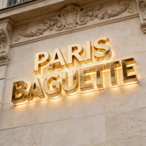Hotel Signage Stainless Steel Gold Sign Boards Hotel LED Sign Custom Metal Sign A Board