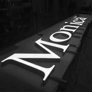 Hotel Supplies Led Channel Lettering Sign Lighted Led Business Signage logo Branding