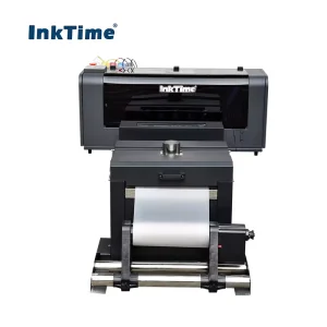 IT H301 InkTime A3 Size 300MM F1080 Printhead Colors T Shirt Garment Cloth Roll to Roll Digital Textile DTF Printer
