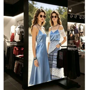 Icon Seg LED Lightbox Tension Fabric Lightbox with Printed Fabric Graphics for Advertising