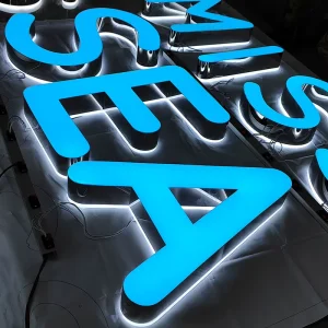 Illuminated Letters Liquid Acrylic Resin for 3D LED Channel Letters Luminous Characters