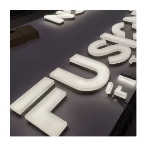 Illuminated Letters Suppliers Liquid Acrylic for 3D Led Channel Letter Sign Luminescence Letter